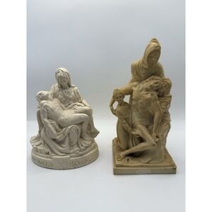 Vintage Jesus‎ Mary Figurine Religious Sculptures Pieta World's Fair Vatican